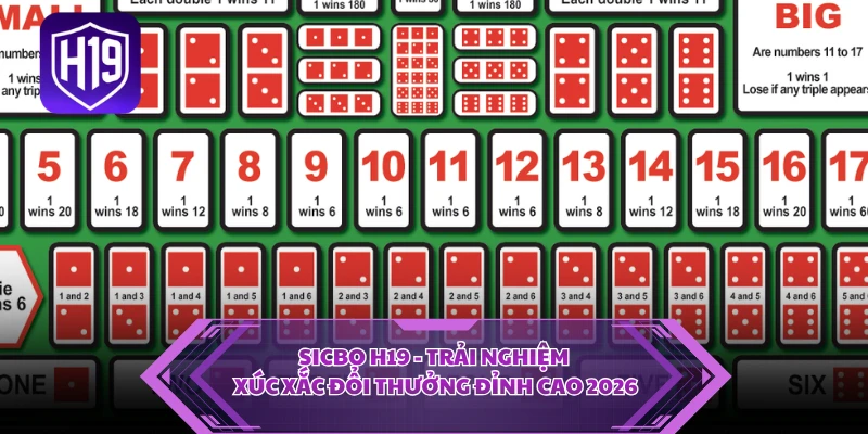 Sicbo H19 - Trải Nghiệm Xúc Xắc Đổi Thưởng Đỉnh Cao 2026
